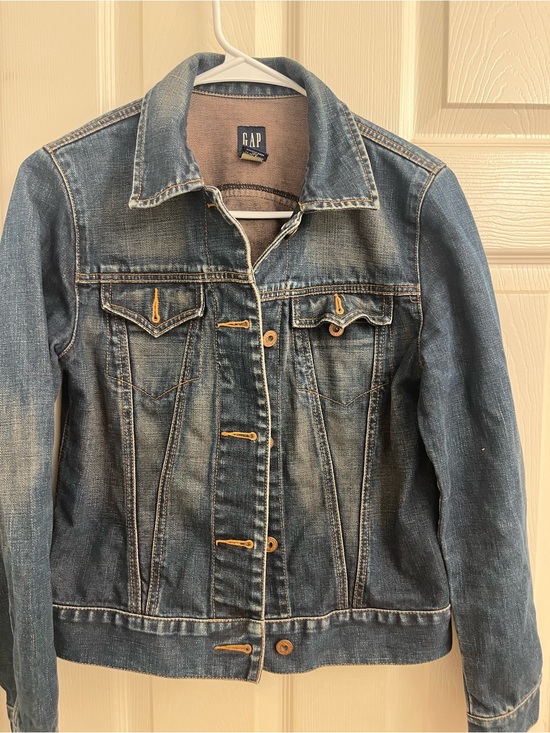 GAP Jackets & Blazers - GAP Women's Y2K Blue Denim Jacket